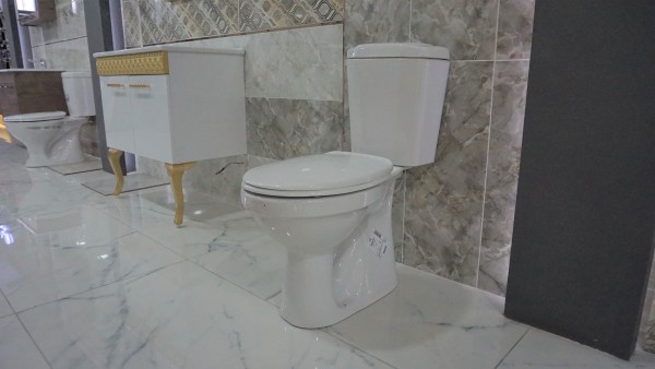 IDEVIT Stand Dusch WC Bodenstehend Taharet WC Set