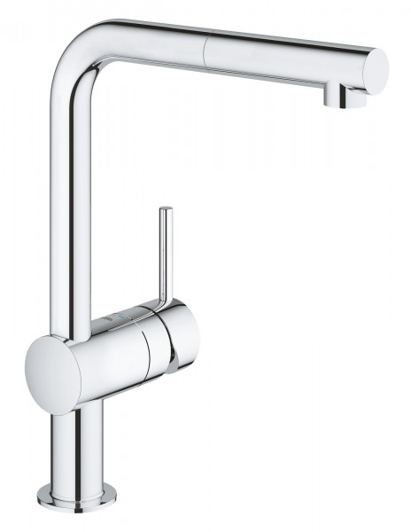 Grohe Minta Küchenarmatur 32168000 herausziehbarer Auslauf, chrom