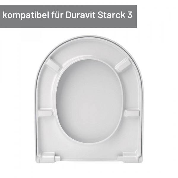 Homebad S3 Premium Softclose Deckel / WC Sitz für Duravit Starck 3