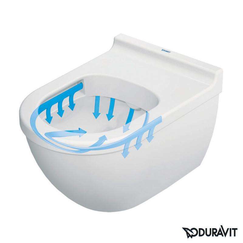 Duravit Starck 3 Dusch WC 45273900A1 HOMEBAD & Sanitärbedarf